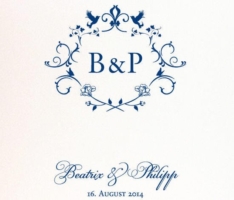 Elegante quadratische Hochzeitskarte, Original-Büttenpapier, hochzeitspapeterie düsseldorf