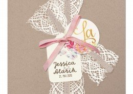 Ein Kunstwerk aus Schleifen und Bändern, Hochzeitskarten Design