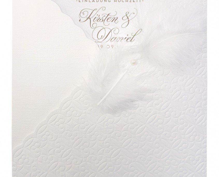 Einladungskarte, Namen des Brautpaares, Hochzeitskarten kreativ