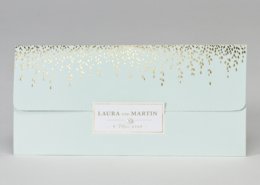 Pocketkarte, Hochzeit, Mint, Heißfoliendruck, Hochzeitspapeterie zartmint