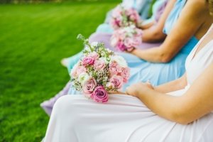 Brautjungfern Blumen Hochzeit