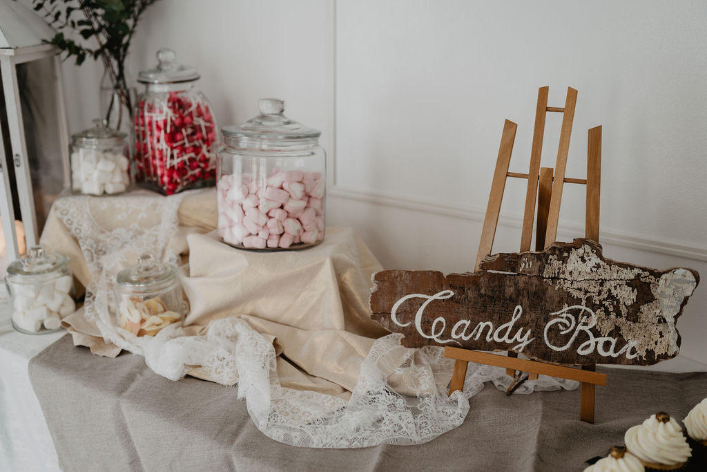 Candy Bar Vintage Holz