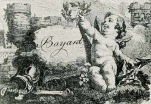 Visitenkarte Besuchskarte Bayard