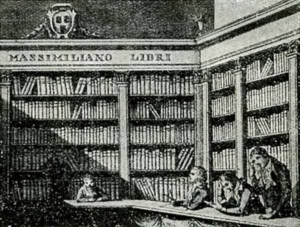 Visitenkarte Besuchskarte Bibliothek