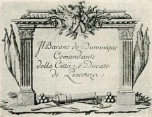 Visitenkarte Besuchskarte Baron Bumunique
