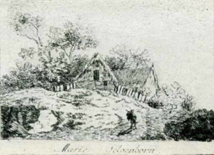 Visitenkarte Besuchskarte Landschaft