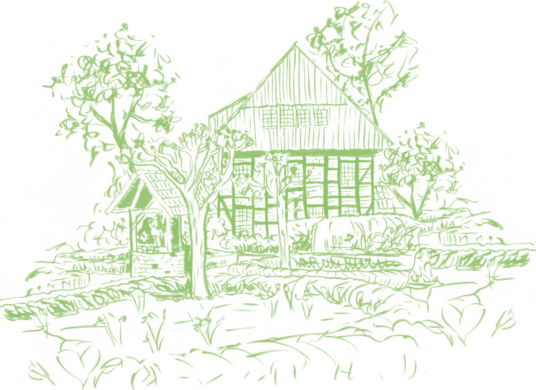 Hochzeitseinladung Illustration