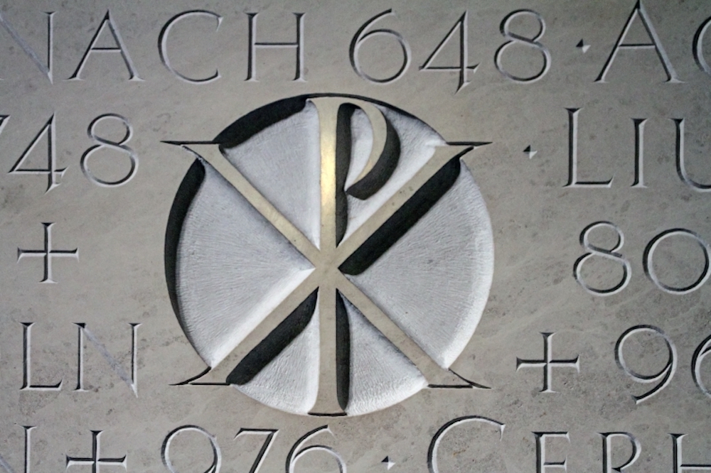 Darstellung des Christusmonogramm ΧΡ
